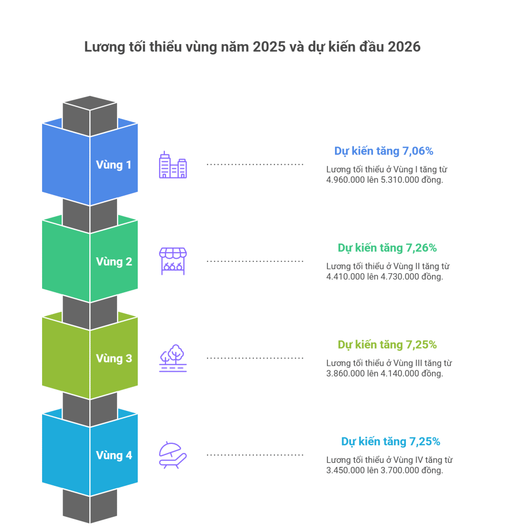 Mức Lương Tối Thiểu Vùng 2026 Mới Nhất: Những Thay Đổi "Sống Còn" Người Lao Động Cần Biết - Giá Xe 24H Mức Lương Tối Thiểu Vùng 2026 - Giá Xe 24H