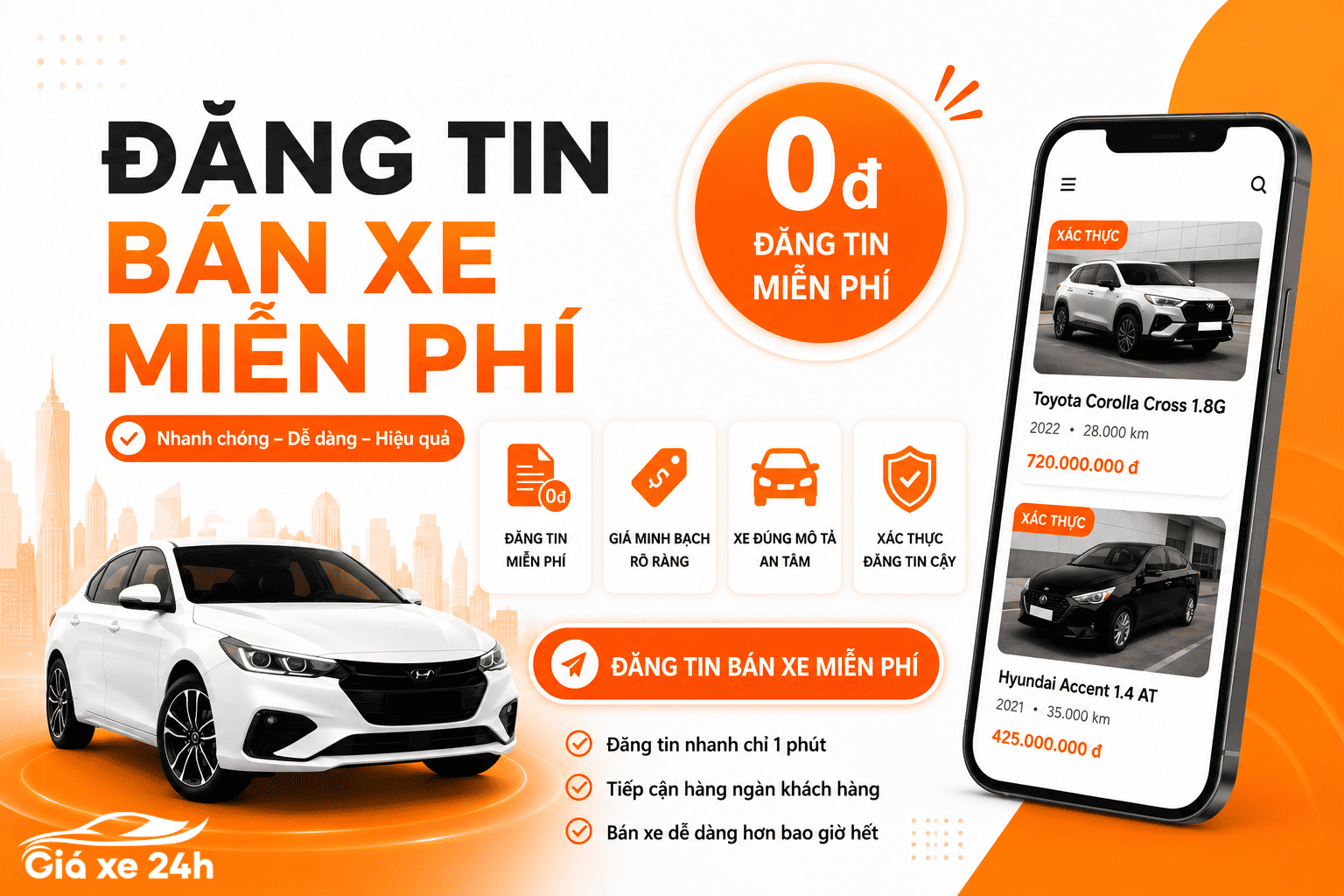 Đăng tin bán xe miễn phí