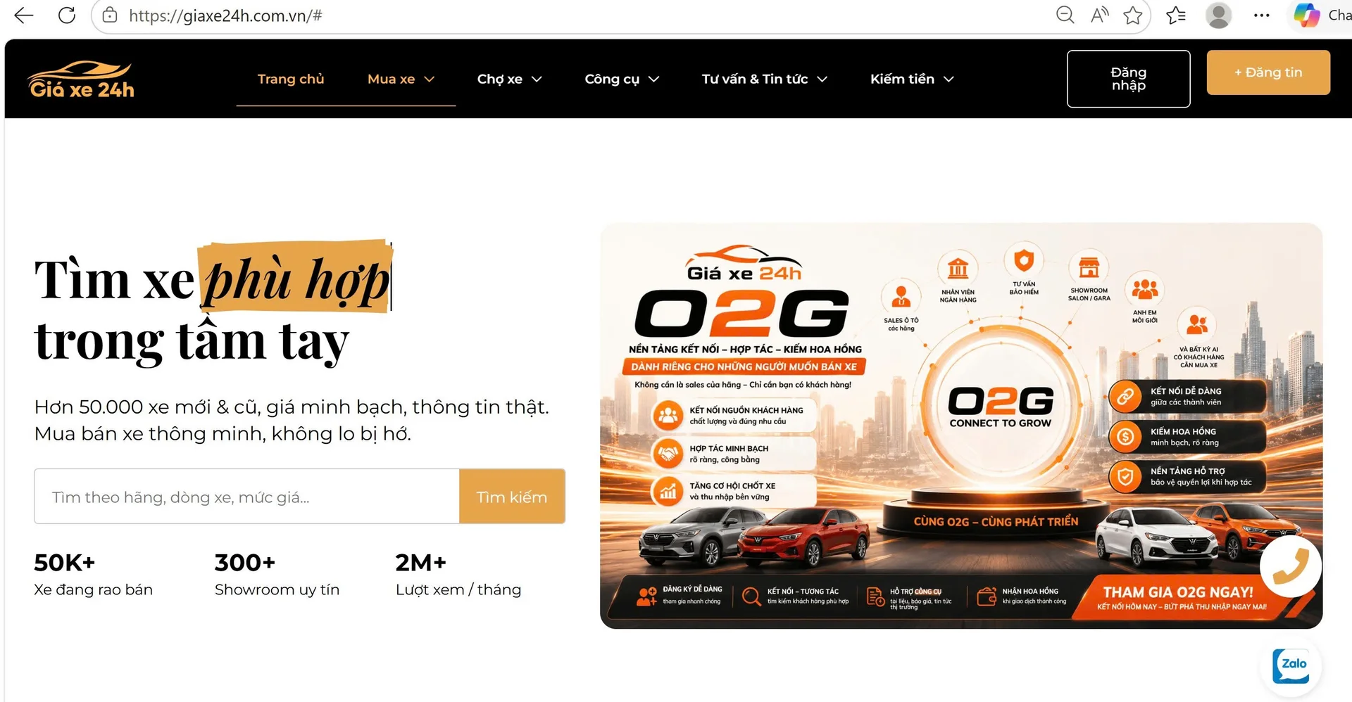 giaxe24h.com.vn chính thức ra mắt beta 1 - Giá Xe 24H