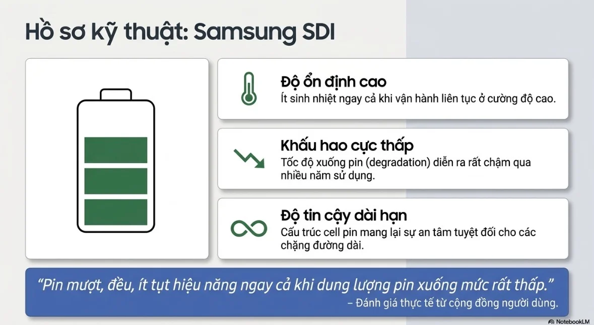 so sánh pin sdi và catl - Giá Xe 24H