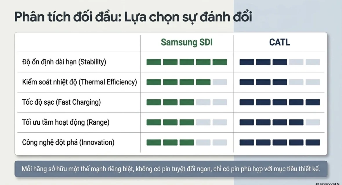 so sánh pin sdi và catl - Giá Xe 24H