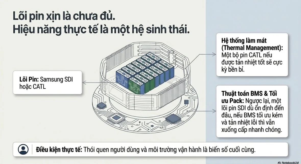 so sánh pin sdi và catl - Giá Xe 24H