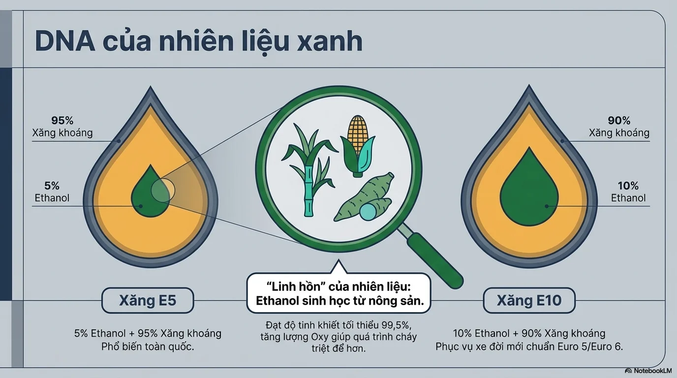 Xăng E5 và xăng E10 là gì? So sánh chi tiết và hướng dẫn sử dụng - Giá Xe 24H Xăng E5 và xăng E10 là gì - Giá Xe 24H