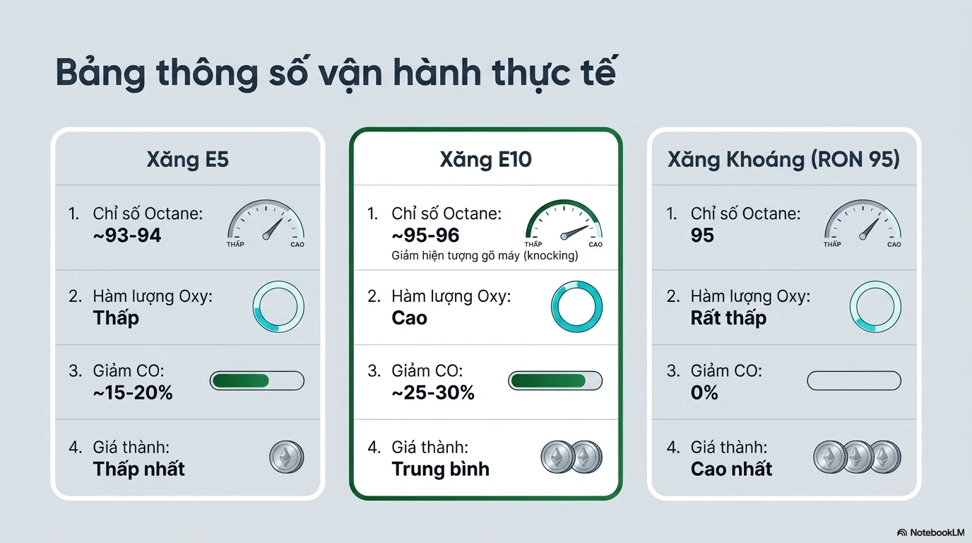 Xăng E5 và xăng E10 là gì? So sánh chi tiết và hướng dẫn sử dụng - Giá Xe 24H Xăng E5 và xăng E10 là gì - Giá Xe 24H