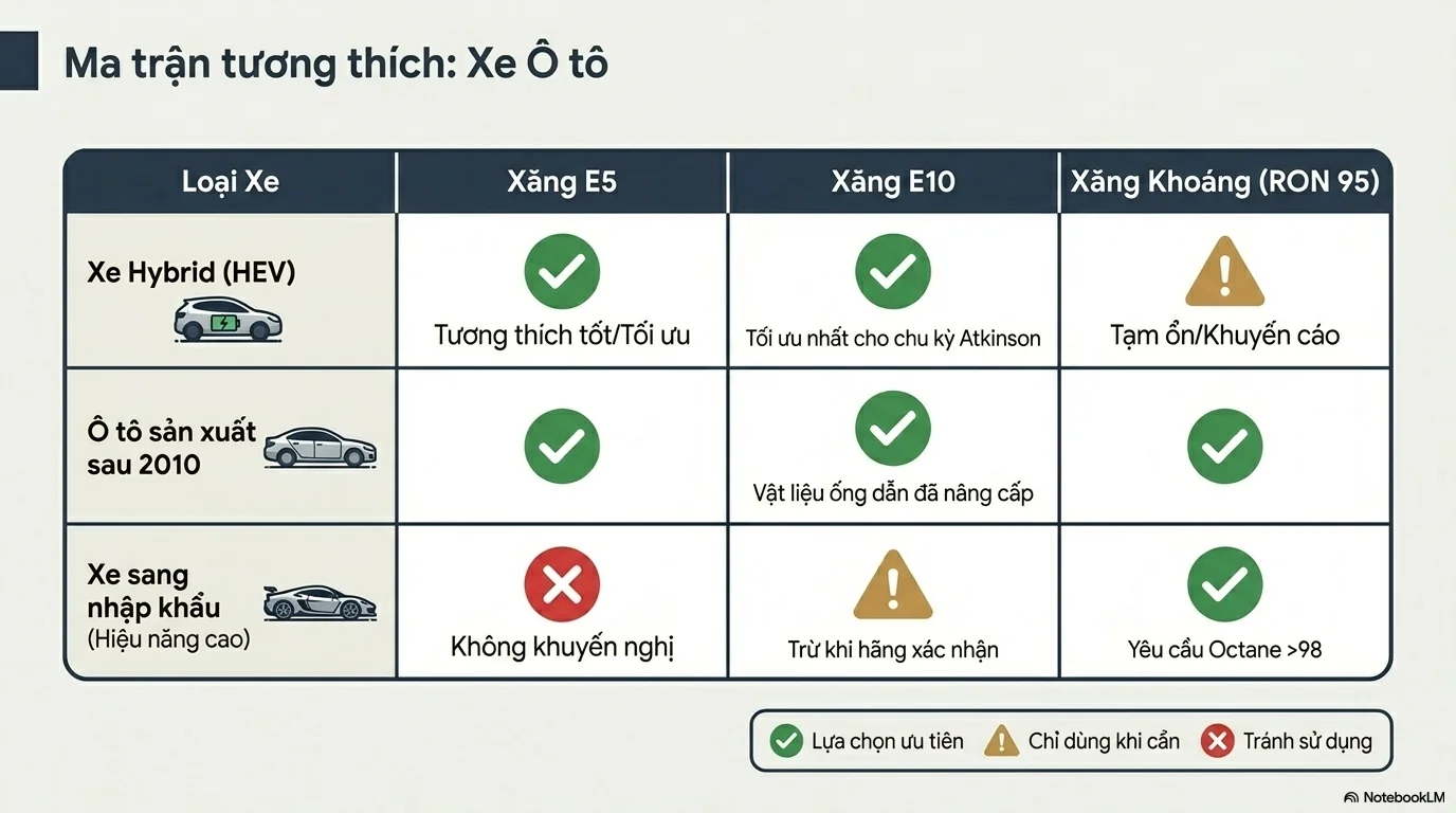 Xăng E5 và xăng E10 là gì? So sánh chi tiết và hướng dẫn sử dụng - Giá Xe 24H Xăng E5 và xăng E10 là gì - Giá Xe 24H