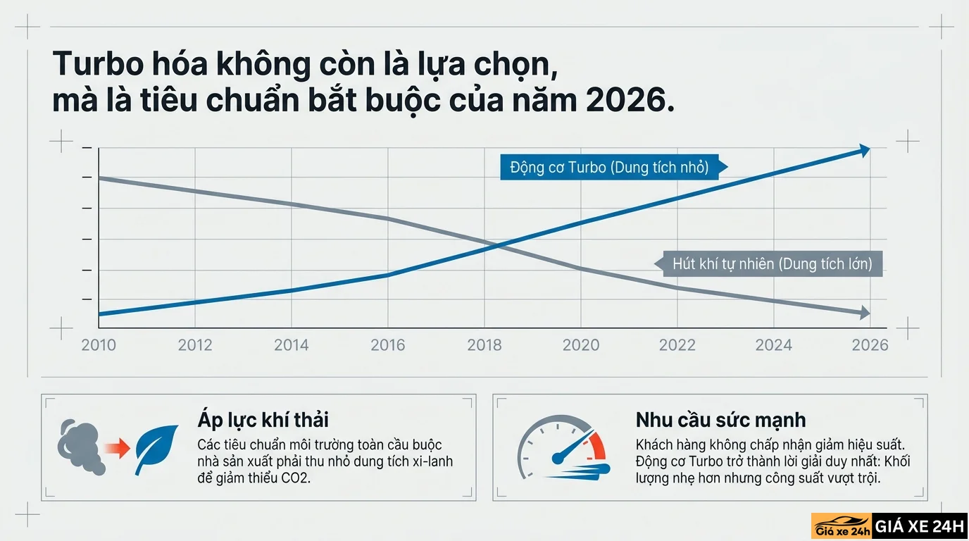 Động Cơ Turbo 2026: Khám Phá Toàn Diện Ưu Nhược Điểm Trước Khi "Xuống Tiền" - Giá Xe 24H nhược điểm dụng động - Giá Xe 24H