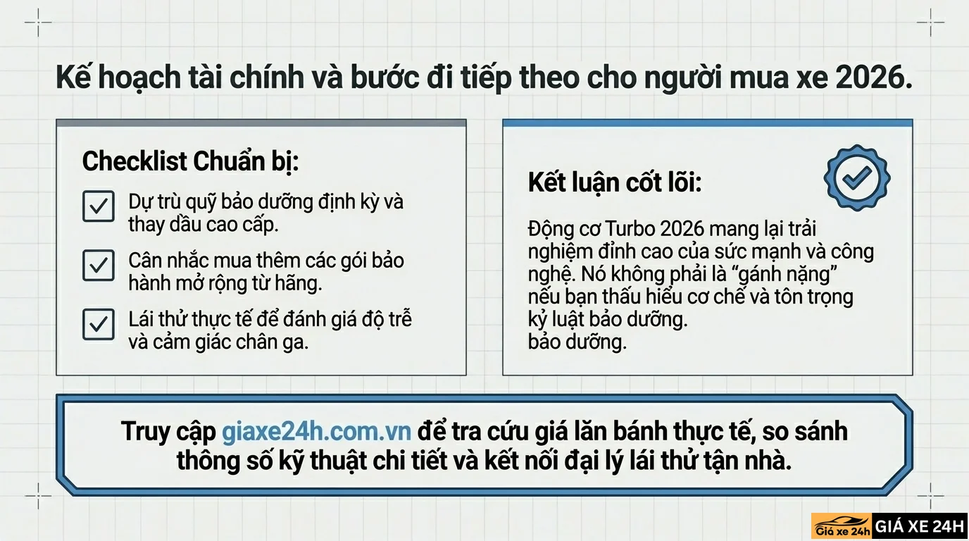 Động Cơ Turbo 2026: Khám Phá Toàn Diện Ưu Nhược Điểm Trước Khi "Xuống Tiền" - Giá Xe 24H nhược điểm dụng động - Giá Xe 24H